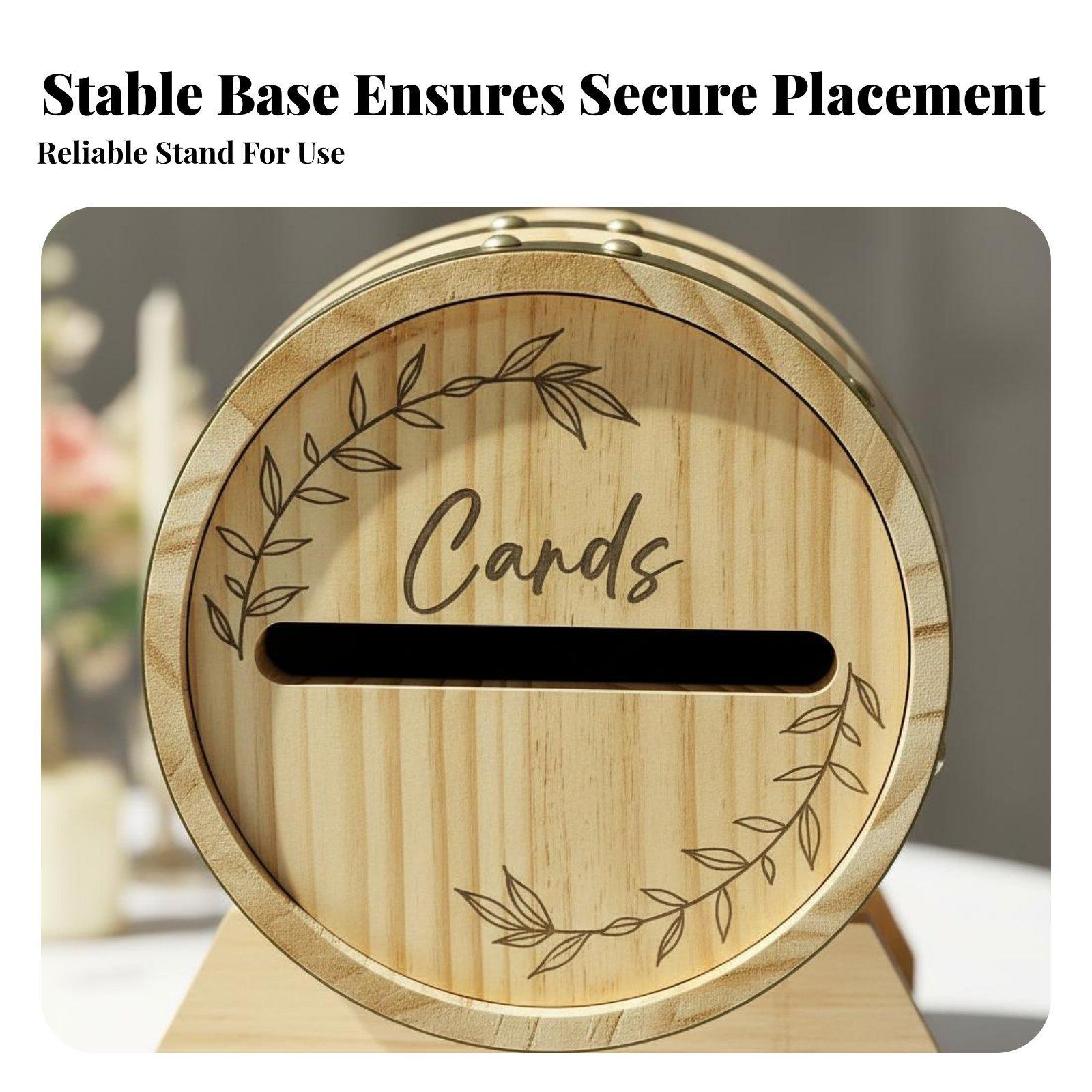 กล่องใส่การ์ดไม้ขนาดใหญ่ พร้อม - Event Party Box บทวิจารณ์และราคา