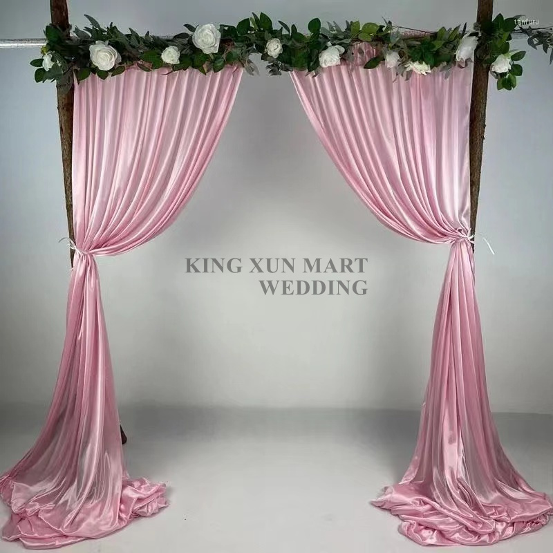 ฉากหลังงานแต่งงานผ้าไหมเย็นสีข - Flower Wall Panel บทวิจารณ์และราคา