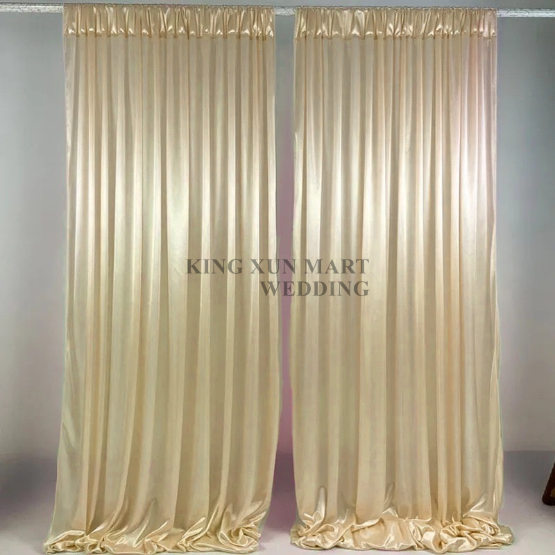 ฉากหลังงานแต่งงานผ้าไหมเย็นสีข - Flower Wall Panel บทวิจารณ์และราคา