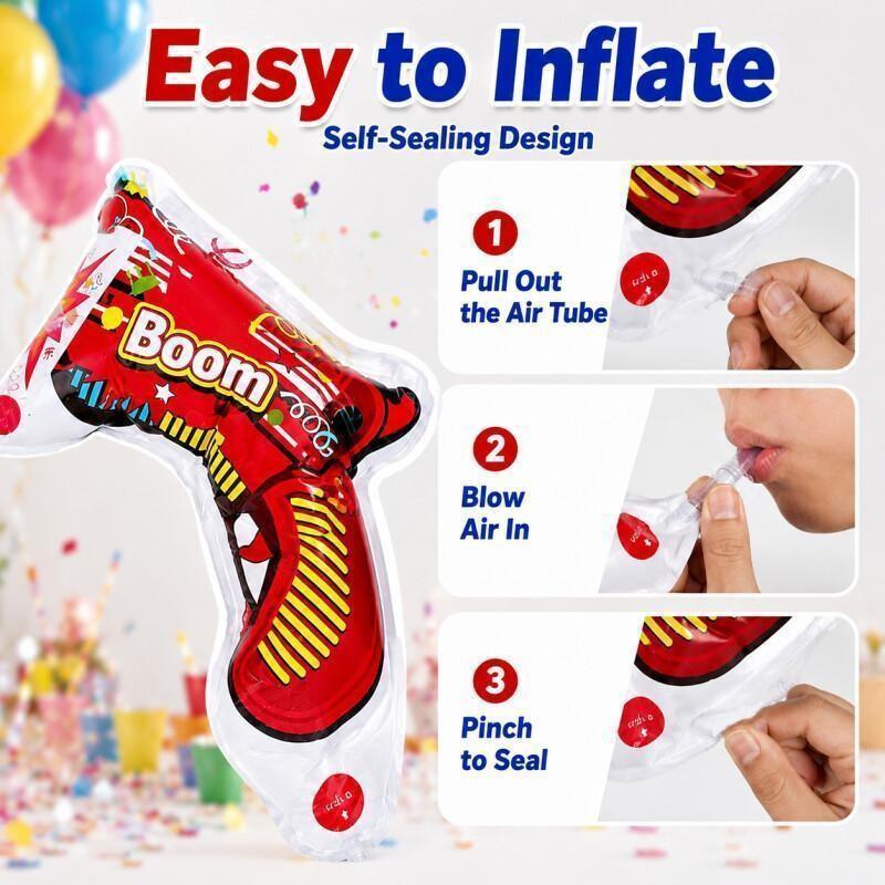 ปืนยิงลูกโป่งแบบมือถือ 10 ชิ้น - Confetti Cannon Tube บทวิจารณ์และราคา