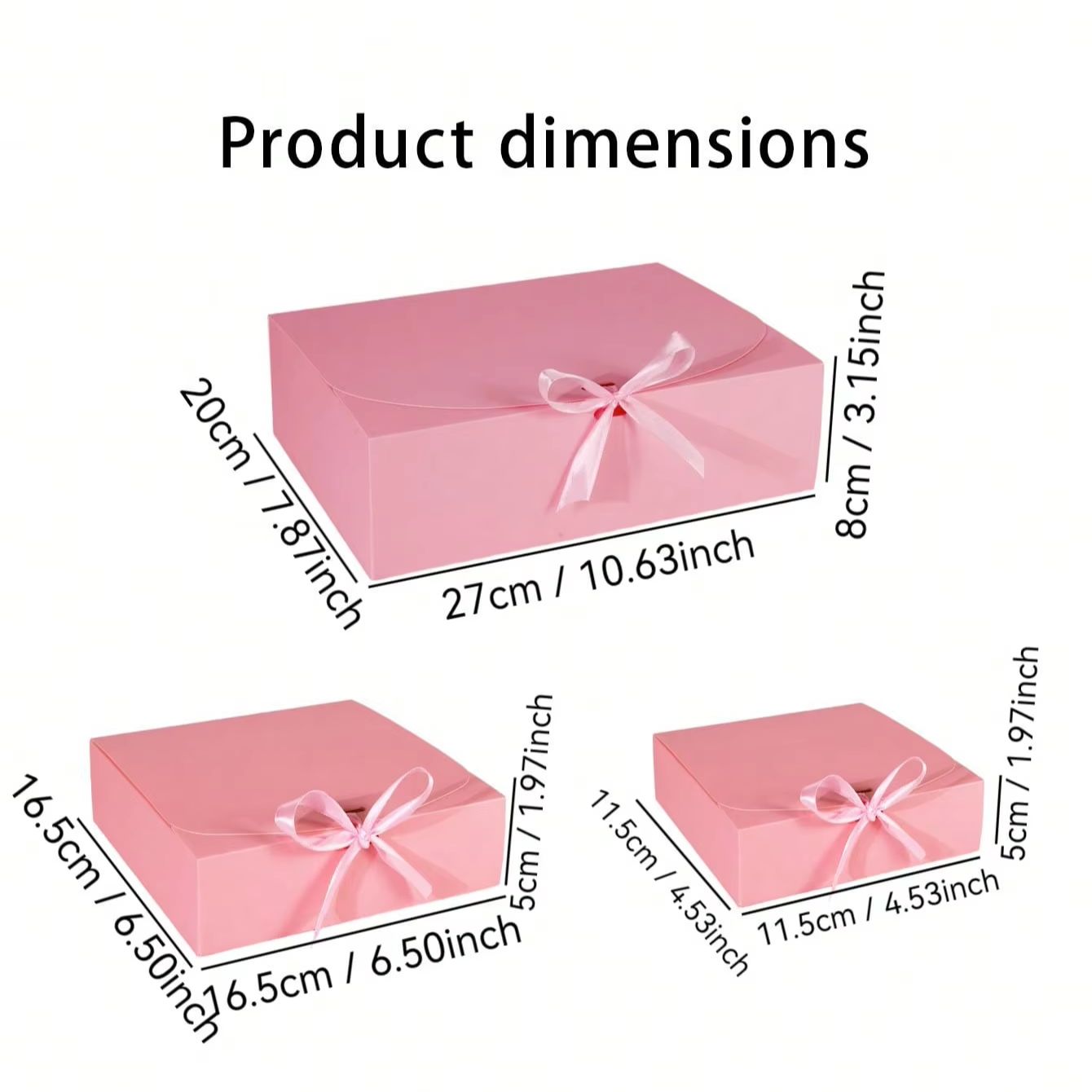 5 ชิ้น กล่องของขวัญแบบฝาพับสีช - Event Party Box บทวิจารณ์และราคา