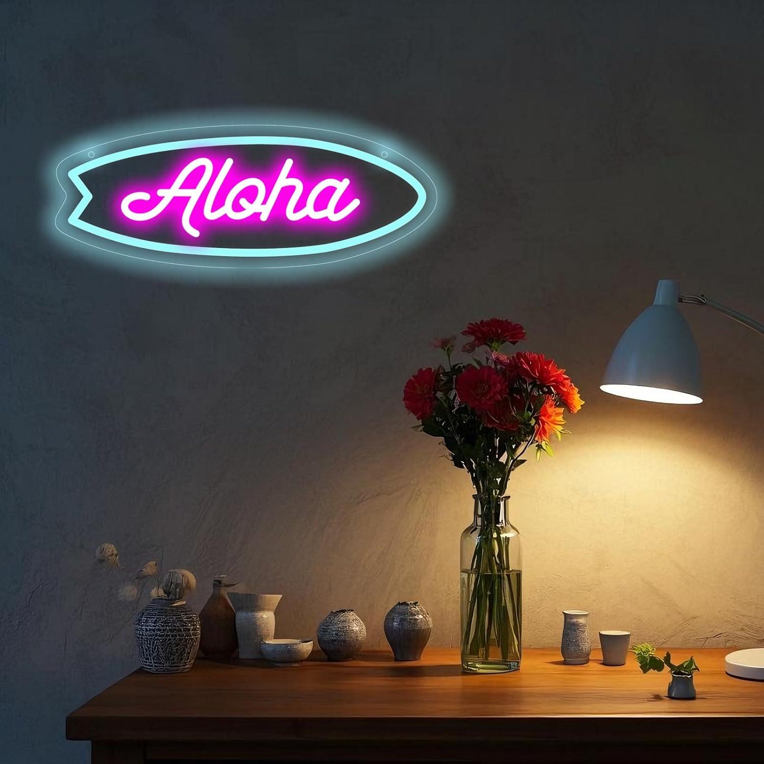 ป้ายไฟนีออนรูปกระดานโต้คลื่น A - Neon Sign Party บทวิจารณ์และราคา